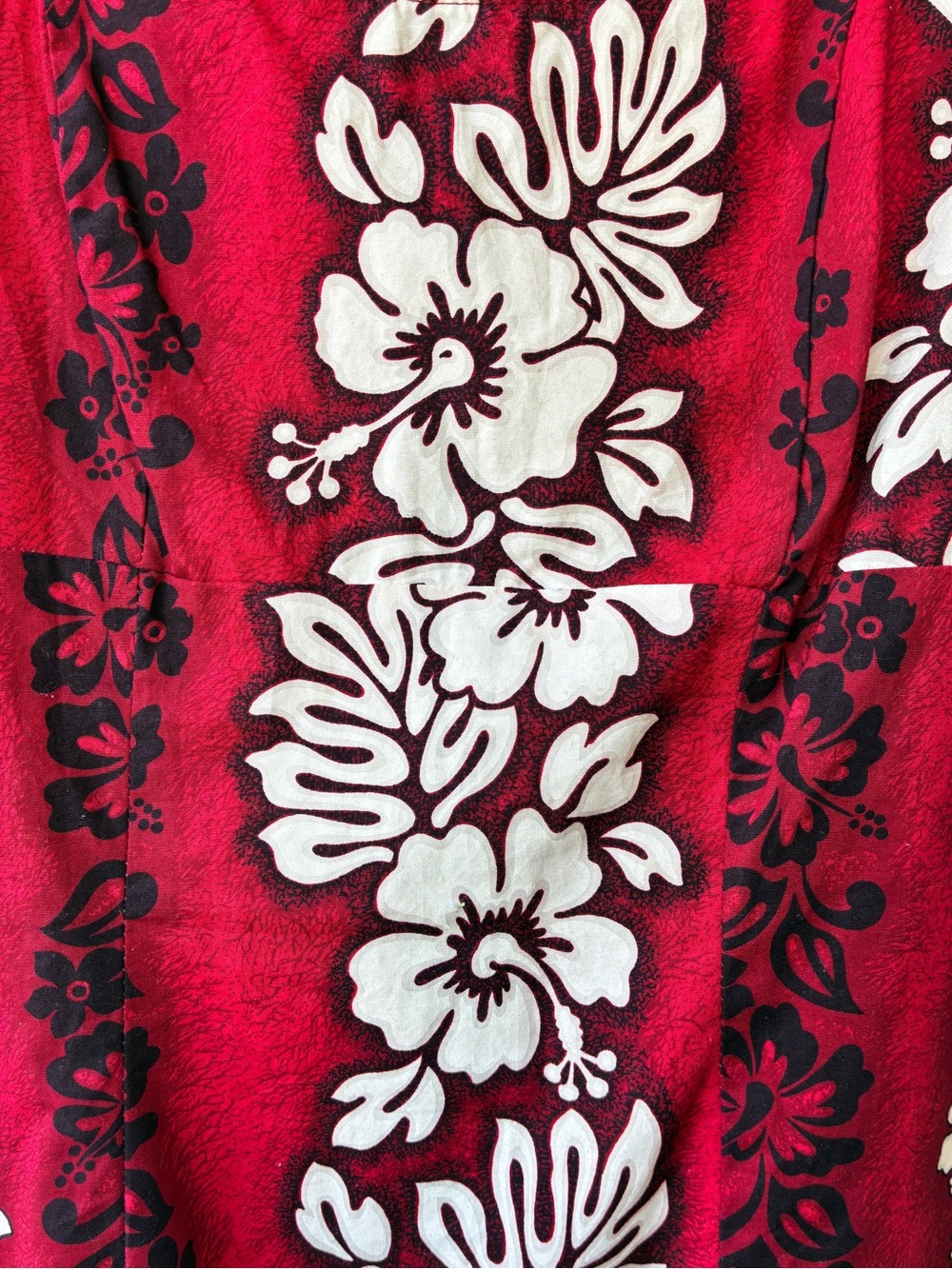 Vintage Royal Creations Hawaiian Hibiscus Print Maxi Dress Large - Picture 3 of 12